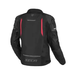 Kurtka tekstylna SECA AERO PRO RED czarny czerwony