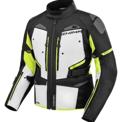 Kurtka tekstylna SHIMA DUNE FLUO czarny szary żółty fluo