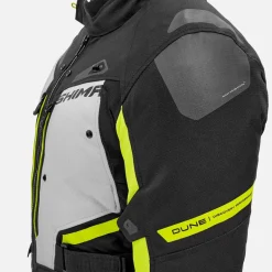 Kurtka tekstylna SHIMA DUNE FLUO czarny szary żółty fluo