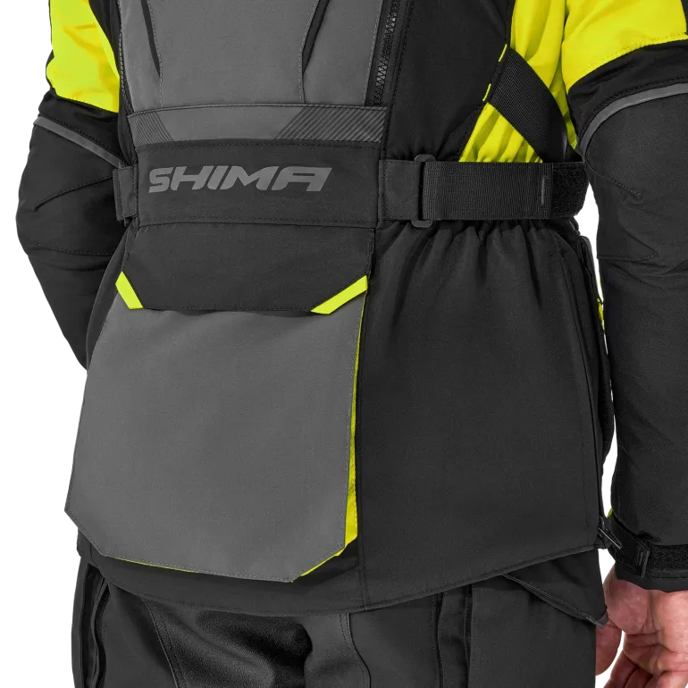 Kurtka tekstylna SHIMA HERO 2.0 MEN FLUO czarny szary żółty fluo