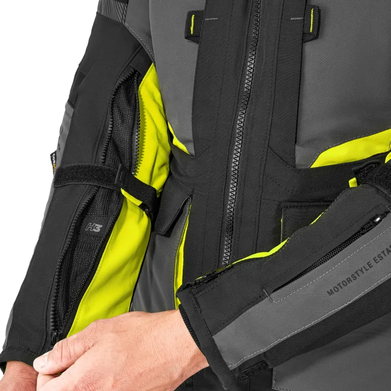 Kurtka tekstylna SHIMA HERO 2.0 MEN FLUO czarny szary żółty fluo