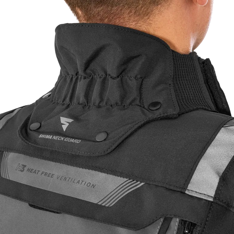Kurtka tekstylna SHIMA HERO 2.0 MEN FLUO czarny szary żółty fluo
