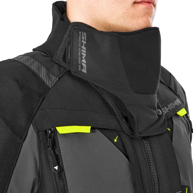 Kurtka tekstylna SHIMA HERO 2.0 MEN FLUO czarny szary żółty fluo