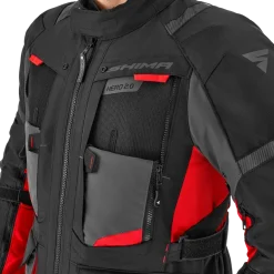 Kurtka tekstylna SHIMA HERO 2.0 MEN RED czarny szary czerwony