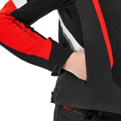 Kurtka tekstylna SHIMA MESH PRO 2.0 RED czarny czerwony biały