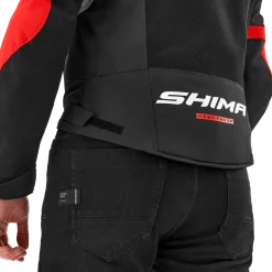 Kurtka tekstylna SHIMA MESH PRO 2.0 RED czarny czerwony biały