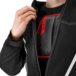 Kurtka tekstylna SHIMA MESH PRO 2.0 BLACK/WHITE czarny biały