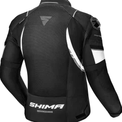 Kurtka tekstylna SHIMA MESH PRO 2.0 BLACK/WHITE czarny biały