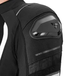 Kurtka tekstylna SHIMA MESH PRO 2.0 BLACK/WHITE czarny biały