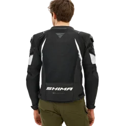 Kurtka tekstylna SHIMA MESH PRO 2.0 BLACK/WHITE czarny biały