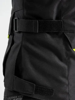 Kurtka tekstylna SHIMA RUNNER FLUO czarny żółty fluo