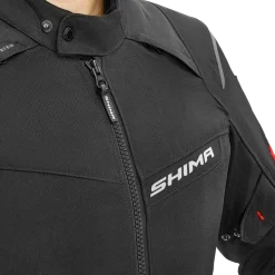 Kurtka tekstylna SHIMA RUSH 2.0 RED czarny czerwony