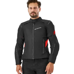 Kurtka tekstylna SHIMA RUSH 2.0 RED czarny czerwony