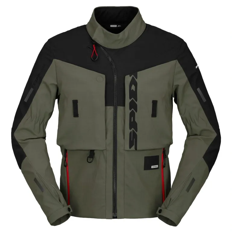 Kurtka tekstylna SPIDI FRONTIER THERMORAIN MILITAR zielony