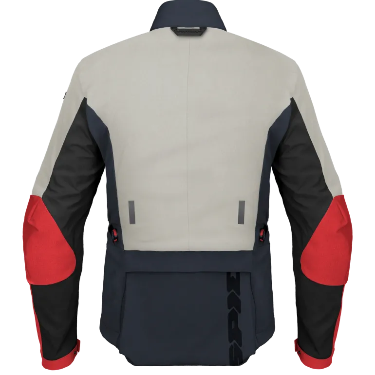 Kurtka tekstylna SPIDI FRONTIER BLUE/ICE/RED szary granatowy czerwony