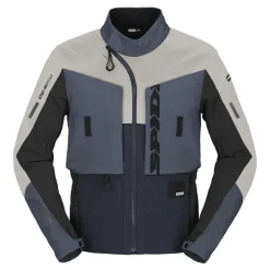 Kurtka tekstylna SPIDI FRONTIER ICE/BLUE szary niebieski granatowy