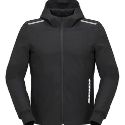 Kurtka tekstylna SPIDI HOODIE ARMOR LIGHT BLACK czarny