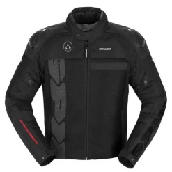 Kurtka tekstylna SPIDI PROGRESSIVE NET H2OUT BLACK czarny