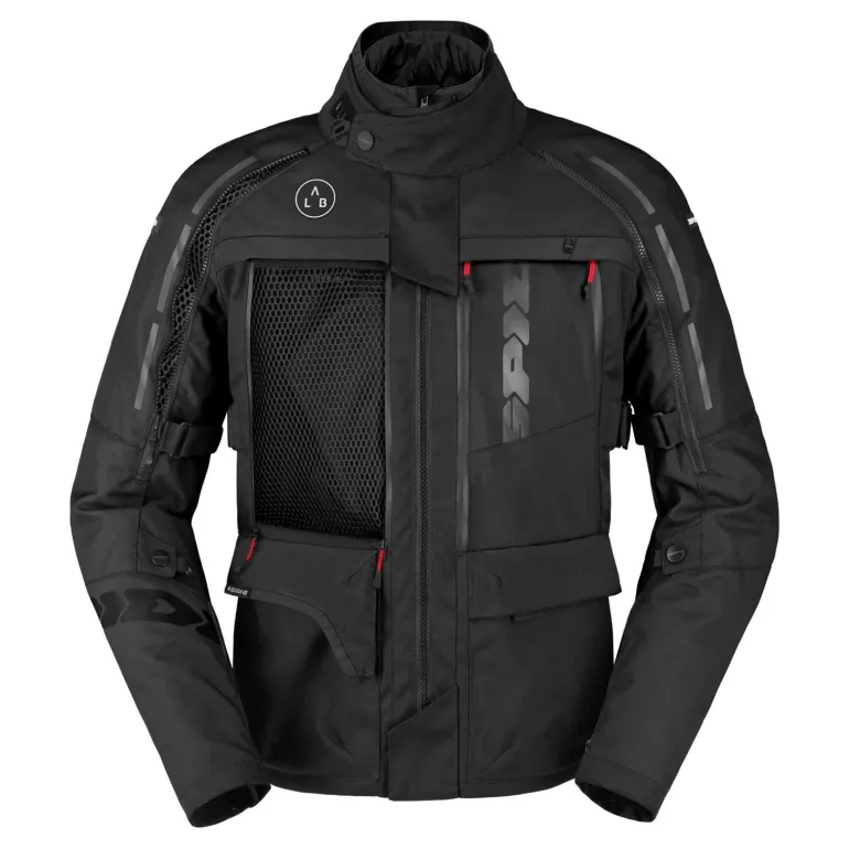 Kurtka tekstylna SPIDI 4 SEASON V3 BLACK czarny