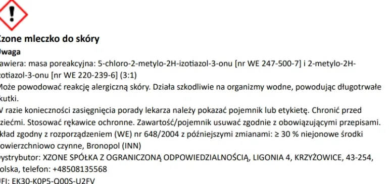 Mleczko do konserwacji odzieży skórzanej XZONE 100ml