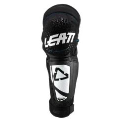 Ochraniacze kolan LEATT 3DF HYBRID EXT WHITE/BLACK czarne białe