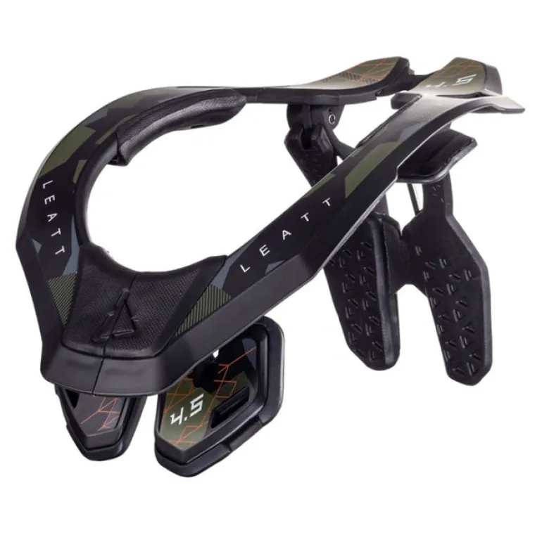 Ochraniacz karku LEATT 4.5 NECK BRACE CAMO czarny zielony fluo