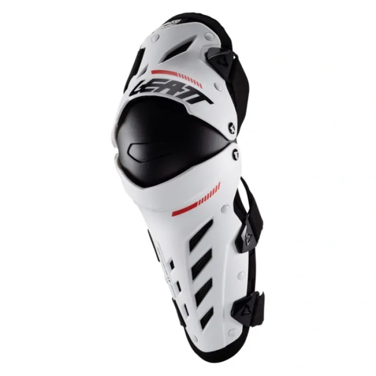 Ochraniacz kolan dziecięce LEATT DUAL AXIS JUNIOR WHITE/BLACK czarny biały