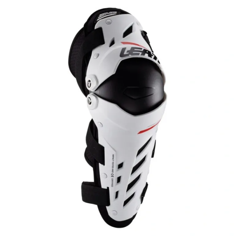 Ochraniacz kolan dziecięce LEATT DUAL AXIS JUNIOR WHITE/BLACK czarny biały