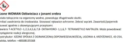 Odświeżacz z jonami srebra XZONE WOMAN 100ml