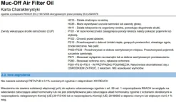 Olej do filtrów powietrza MUC-OFF 1L
