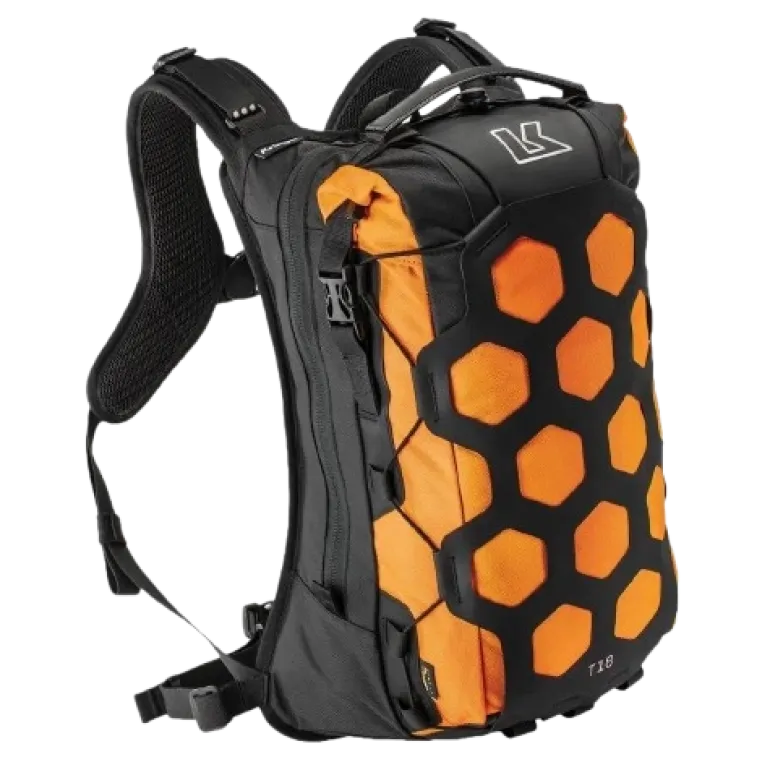 Plecak KRIEGA TRAIL 18 ORANGE czarny pomarańczowy fluo