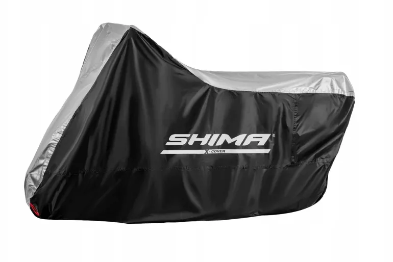 Pokrowiec na motocykl SHIMA X-COVER SOLO BLACK czarny srebrny