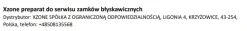 Preparat do serwisu zamków błyskawicznych XZONE ZIP SERVICE 10ml