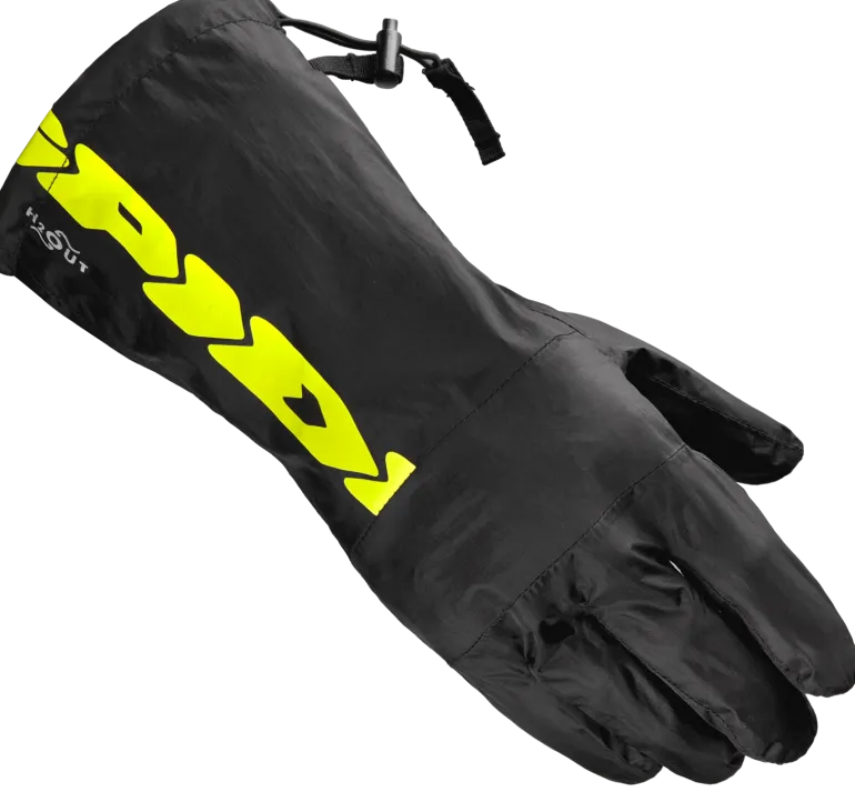 Przeciwdeszczowe osłony na rękawice SPIDI OVERGLOVES YELLOW FLUO czarny żółty fluo