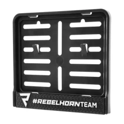 Ramka tablicy rejestracyjnej REBELHORN TEAM BLACK czarny