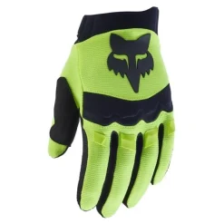 Rękawice cross dziecięce FOX JUNIOR DIRTPAW FLUO YELLOW żółty fluo
