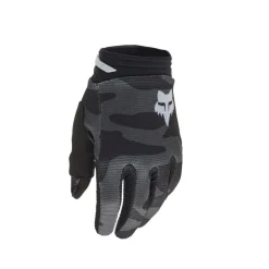Rękawice cross dziecięce FOX JUNIOR 180 BNKR BLACK CAMO czarny szary
