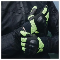 Rękawice miejskie REBELHORN GAP III BLACK/FLUO YELLOW czarny żółty fluo