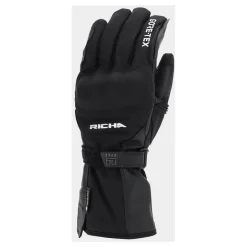 Rękawice ocieplane i wodoodporne RICHA ICE POLAR GORE-TEX BLACK czarny