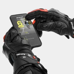 Rękawice sportowe SHIMA RS-3 RED FLUO czarny czerwony fluo