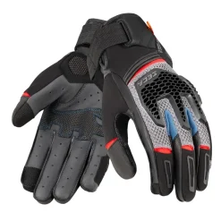 Rękawice szosowo-turystyczne SECA GRAVEL GREY/BLUE/RED szary niebieski czerwony
