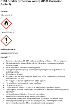 ŚRODEK ANTYKOROZYJNY S100 CORROSION-PROTECTANT 300ML