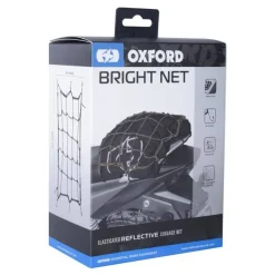 Siatka na bagaż OXFORD 6 haków BLACK REFLECTIVE