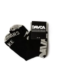 Skarpety DAVCA BLACK czarny szary