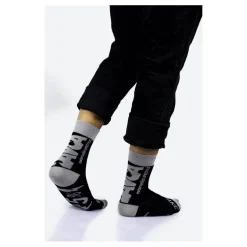 Skarpety DAVCA BLACK czarny szary