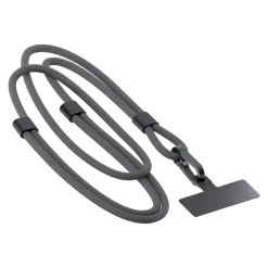 Smycz do telefonu SP CONNECT SPC/SPC+ Z KARABIŃCZYKIEM czarny