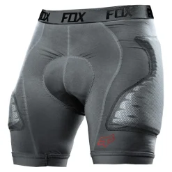 Spodenki z ochraniaczami FOX TITAN RACE SHORT CHARCOAL szary