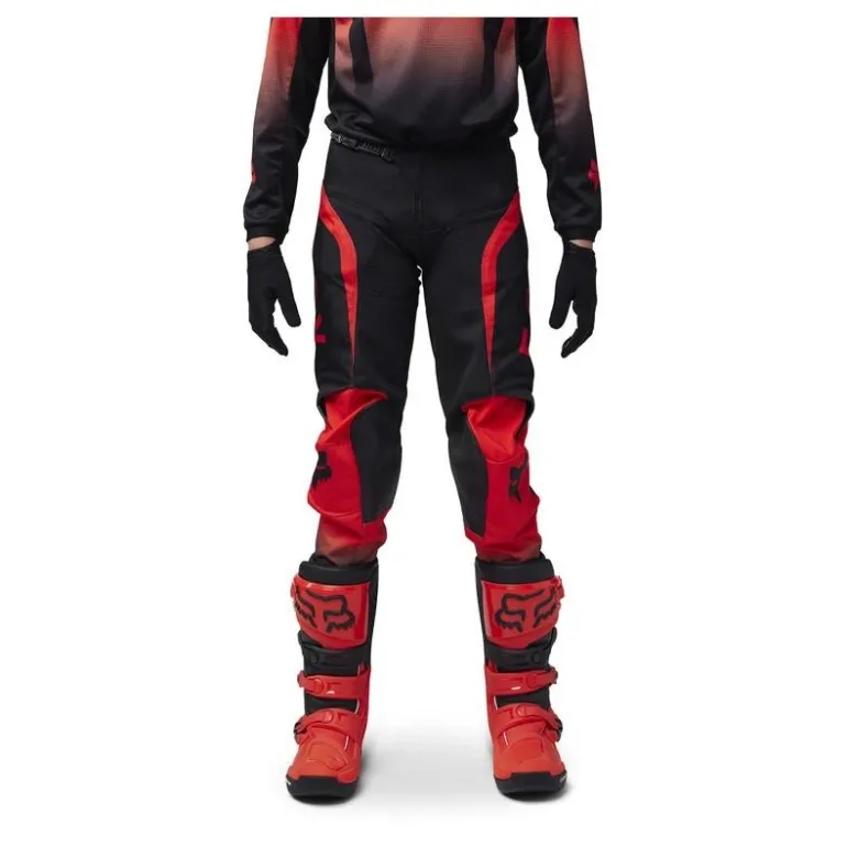Spodnie cross dziecięce FOX JUNIOR 180 LEAN FLUO RED czerwony fluo