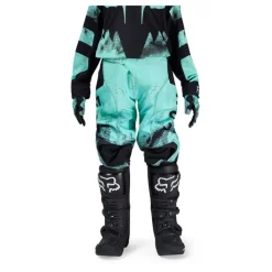 Spodnie cross dziecięce FOX JUNIOR 180 KAIROS TURQUOISE czarny zielony niebieski