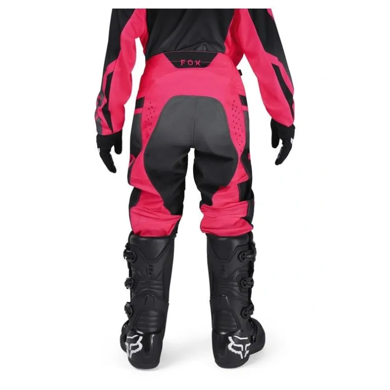 Spodnie cross dziecięce FOX JUNIOR GIRLS 180 SHIELD BLACK/PINK czarny różowy